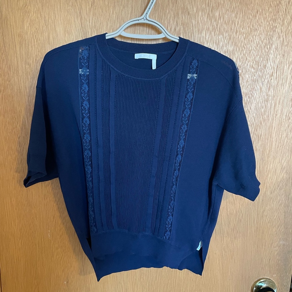 Chloe Navy Knit